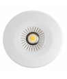 Spot encastrable extra-plat 7W Ø9cm dimmable RA97 - Découpe : Ø6,8 cm, Dimensions : Ø9 cm