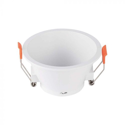 MR16/GU10 Downlight blendfri - Ekskl. lyskilde, hvit, Hull: Ø8,3 cm, Mål: Ø9,3 cm