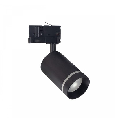 Spot sur rail 3 phases MADARA MINI II - Noir, GU10, IP20, sans source