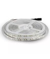 5m 7,2W/m stänksäker LED-strip - 12V DC, IP65, 120 LED per meter