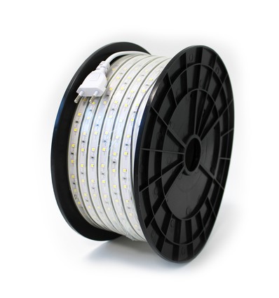 50m Werkverlichting 230V LED strip - IP65, 60 LED/m, 4W/m, 400 lm/m