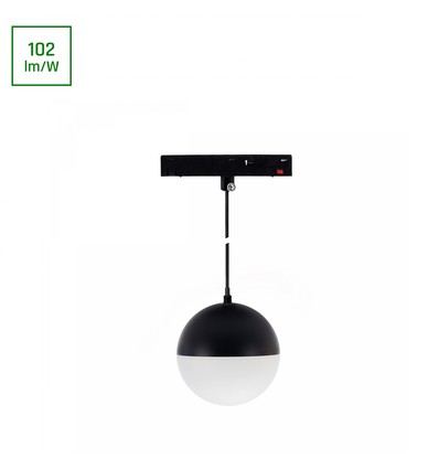 SHIFT Basic - Globe P, Lampe Boule, Suspendue, 90mm, 10W, 2700K, Noir