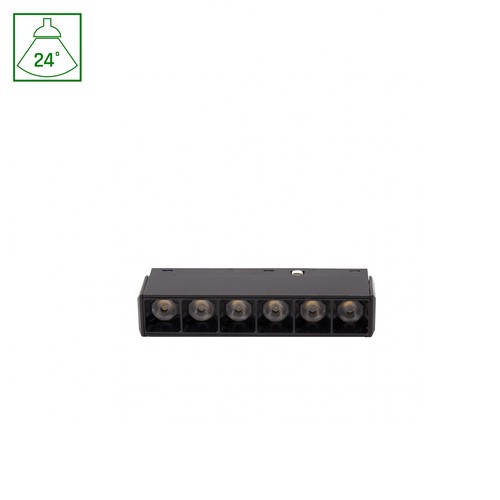 SHIFT Basic - Gitter XS Lineær Armatur, 110mm, 6W, 2700K, Sort