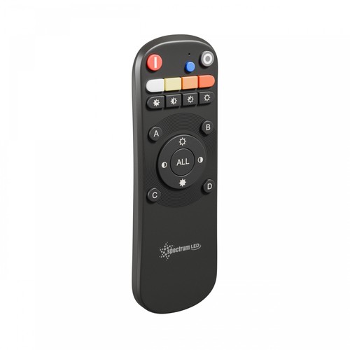 Fjernbetjening - 1-gruppe RGB CCT, 2XLR3, Dæmp, Sort, Konekto  Mesh