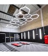 168W RA95 Hexagon LED 5 felter komplett sett - Inkl. strømtilkobling