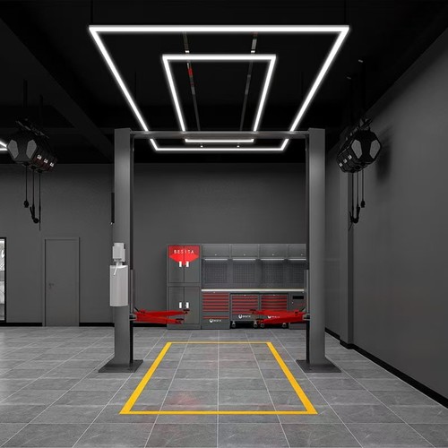 288W RA95 Lysgitter LED 2 rammer komplett sett Hexagon - Inkl. strømtilkobling