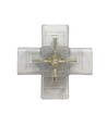 Connecteur en X pour LED Hexagone