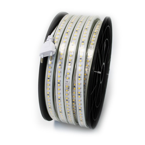 50m Ridebane 230V strip - IP65, 120 LED/m, 4,8W/m, 480 lm/m