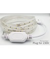 5 m waterdichte rijbaanstrip (Type X-2) - 230V, IP67, 1300lm/m, 10W/m, kan per 10 cm worden geknipt