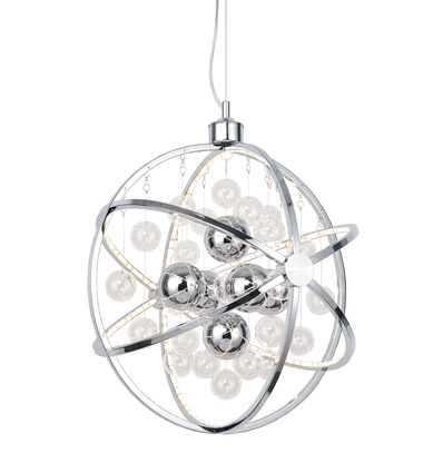 Galaxy Hanglamp 20W Dimbaar in Chroom - Nielsen Light