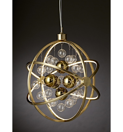 Galaxy Hanglamp 20W Dimbaar in Antiek Messing - Nielsen Light