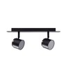 Lampe murale TEATER LED 2 spots 9W, 230V en noir - Nielsen Light
