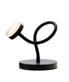 Lampe de bureau LED flexible Tulipe 3,2W en noir - Nielsen Light