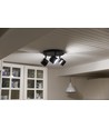 TEATER Applique murale LED 3 spots 13W 230V en noir - Nielsen Light
