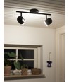 Plafonnier LED Hall 8,4W en noir - Nielsen Light
