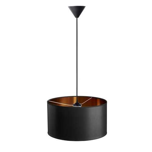 Lampe Suspension Isabella Castillo Ø40 E27 en Noir/Cuivre - Nielsen Light