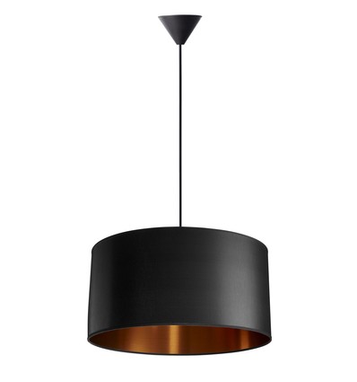 Lampe Suspension Isabella Castillo Ø50 E27 en Noir/Cuivre - Nielsen Light