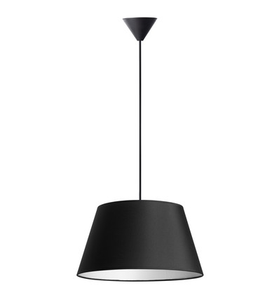 Lampe Suspension Isabella Campo Ø45 E27 en Noir/Blanc - Nielsen Light
