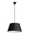 Lampe Suspension Isabella Campo Ø45 E27 en Noir/Blanc - Nielsen Light
