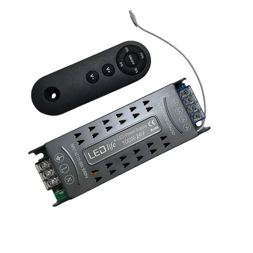 Alimentation dimmable 100W / 24V DC - 4.17A, IP20 intérieur, avec télécommande, sans scintillement