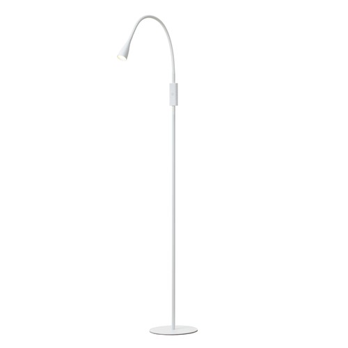 Lampadaire Twist LED 3W avec variateur tactile en blanc - Nielsen Light