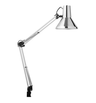 Lampe de bureau Jensen pour E27 en chrome - Nielsen Light