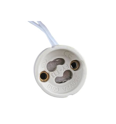 GU10 - Keramische fitting zonder trekontlasting