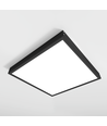 Høy ramme for 60x60 LED-panel - Monteringssett, svart kant