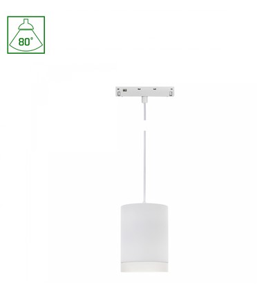 7W SYSTEM SHIFT BASIC skinnespot, 48V - 3000K, IP20, varm hvit