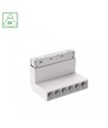 6W SHIFT Basic Grid XS Justerbar Lineær Armatur - 11cm, 2700K, Hvid