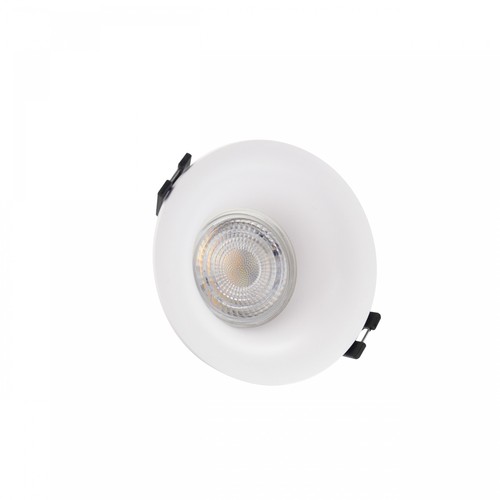 Spot encastrable GU10 Fiale V Basic - Ø8,6cm, blanc, rond, IP20, sans source lumineuse