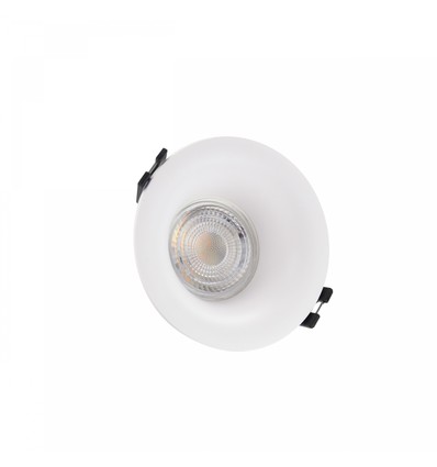 Spot encastrable GU10 Fiale V Basic - Ø8,6cm, blanc, rond, IP20, sans source lumineuse