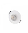 Spot encastrable GU10 Fiale V Basic - Ø8,6cm, blanc, rond, IP20, sans source lumineuse