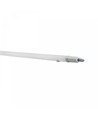 Réglette LED 150cm 45W Câblage traversant, 5400lm, IP65, industrie/atelier