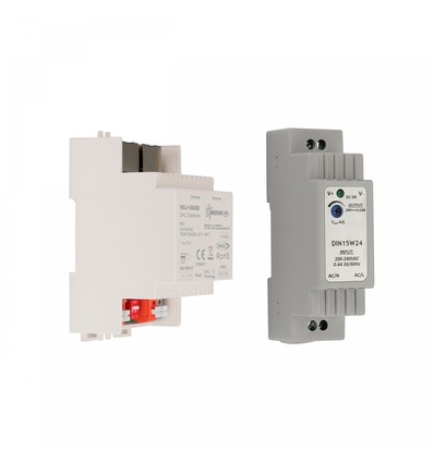 Passerelle DALI sans fil Tuya - Spectrum, alimentation 24V DIN