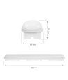60cm 25W Limea GO compleet LED armatuur - 130lm/W, IP65, 6000K, waterdicht