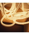 10m Neon Flex Tube til Indretning - 230V, Varm hvid, D16 Neon komplet sæt