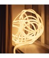 10m Neon Flex Tube til Indretning - 230V, Varm hvid, D16 Neon komplet sæt