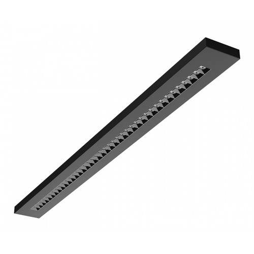 Luminaire de bureau Plank 40W RA90 - Noir, 120cm, CCT, UGR16