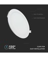 6W Ø12cm LED inbouwpanel - Gat: Ø11 cm, Afmetingen: Ø12 cm