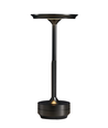 Lampe de table LED rechargeable - Noir, tactile dimmable, CCT, IP20