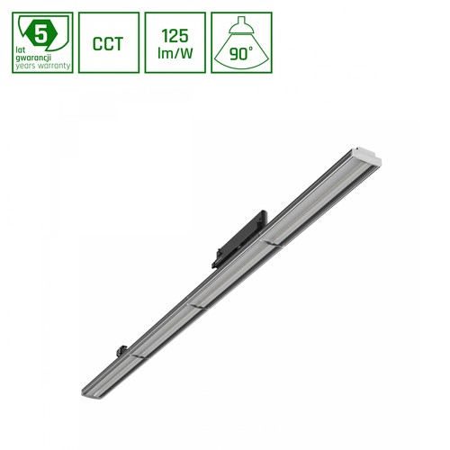 120cm 12-42W OPTIBAR 3-fase tracklight, RA90 - Instelbare CCT en watt, 125lm/W, 90 graden, 5 jaar garantie