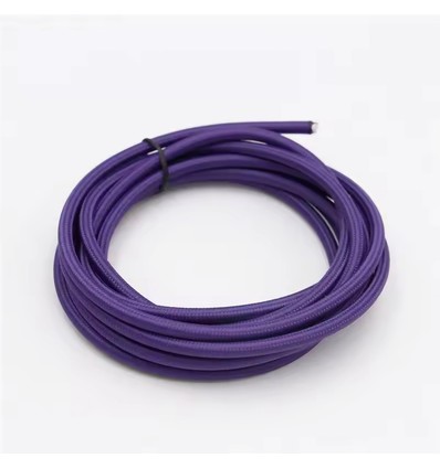 Câble textile 5m 2x0,75 mm² - 230V, Violet