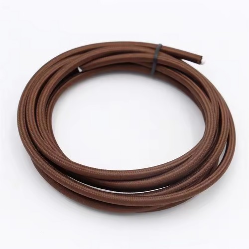Câble textile 5m 2x0,75 mm² - 230V, couleur café