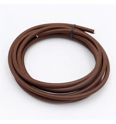 Câble textile 5m 2x0,75 mm² - 230V, couleur café