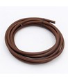 5m Stofledning 2x0.75 mm², tekstil - 230V, Kaffefarvet