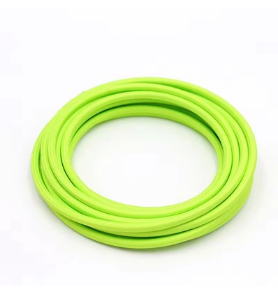 5m Stoffkabel 2x0,75 mm², tekstil - 230V, Lysegrønn