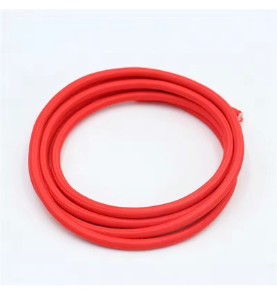 Câble textile 5m 2x0,75 mm² - 230V, Rouge