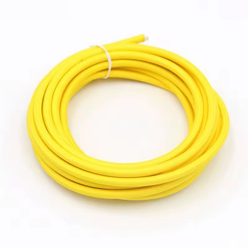 Câble textile 5m 2x0,75 mm² - 230V, Jaune