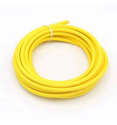 Câble textile 5m 2x0,75 mm² - 230V, Jaune